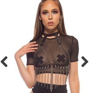 Little black diamond harness! BRAND NEW